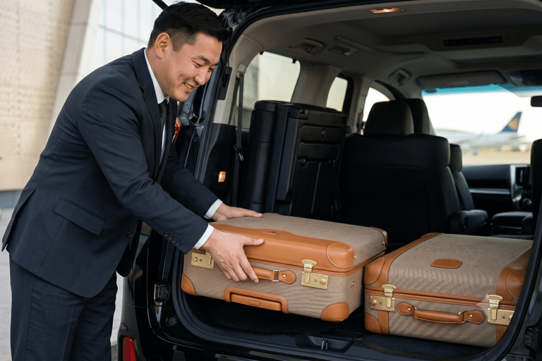 Ulaanbaatar: UBN Airport Private Transfer ⇄ City Center Arrival: UBN Airport to hotel in Ulaanbaatar city center