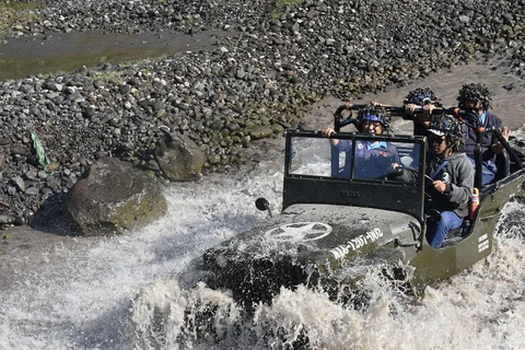 Kedung Kayang Waterfall and Merapi Jeep Lava Tour