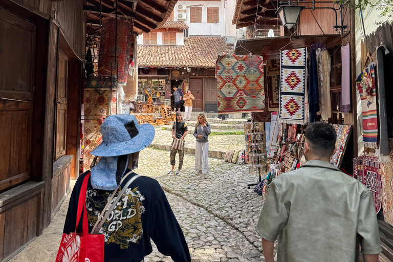 From Tirana/Shkoder: Kruja Castle, Old Bazaar, Sari Salltik