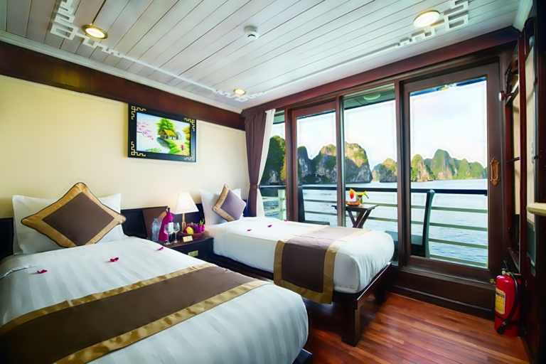 Vanuit Hanoi: 3D2N Ha Long &amp; Lan Ha Bay met Le Journey CruiseStart vanuit Hanoi om 8:00 AM