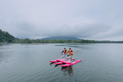 Bali/Mount Batur: Guided Lake Batur Water Bike Experience Guided Water Bike Experience with Meeting Point