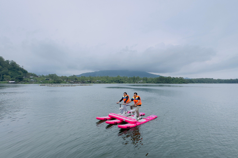 Bali/Mount Batur: Guided Lake Batur Water Bike Experience Guided Water Bike Experience with Meeting Point