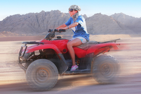 Hurghada: ATV Bike, Camel, Horse Ride with BBQ & Stargazing Shared Tour