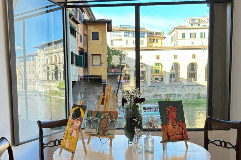 Florenz: Malen &amp; Wein mit Blick auf die Ponte Vecchio