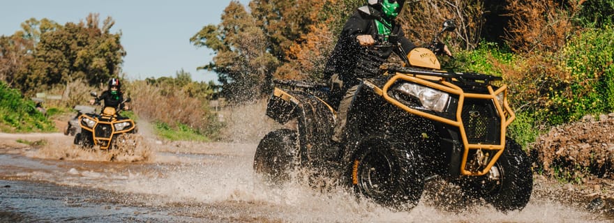 Malaga : circuit tout-terrain de 3 heures en quad biplace à Mijas