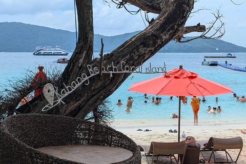 Phuket: Passeio de barco privado para a Ilha Coral e Koh BonOpção 1: Tour particular para a Ilha Coral