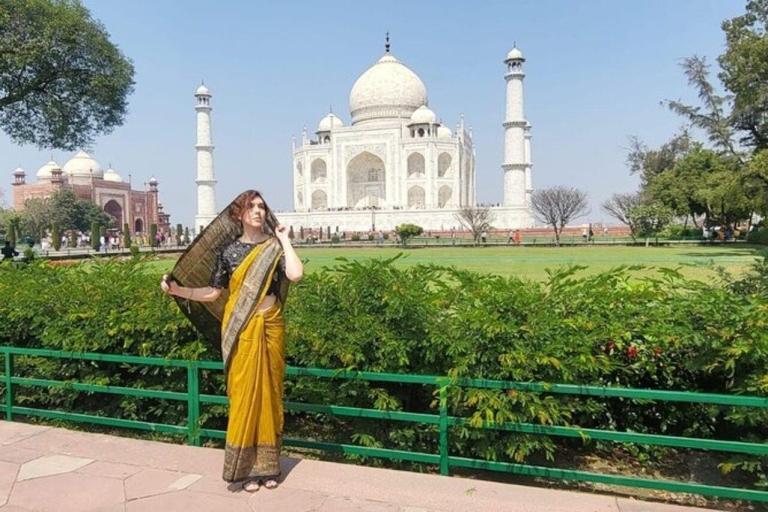 Von Delhi: Taj Mahal Agra Tour am selben Tag mit dem Gatimaan ExpressFührer für alle Denkmäler in Agra