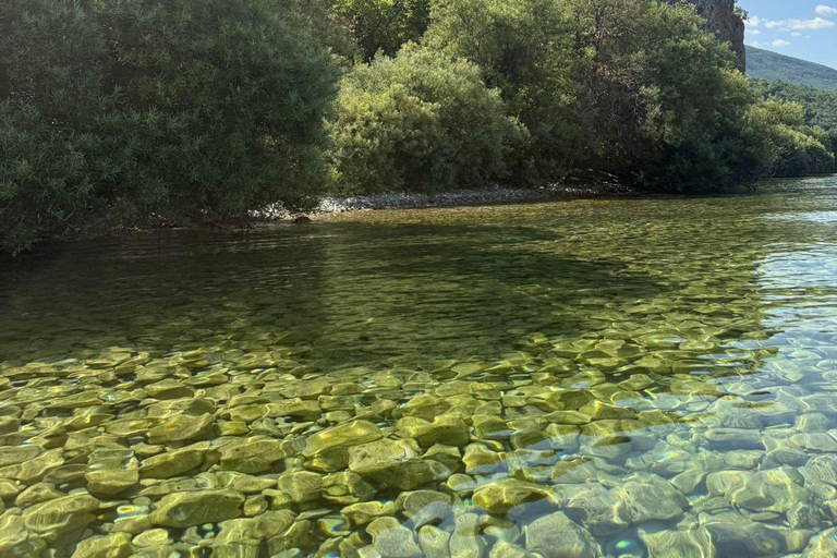 Kayaking Lake Ohrid with BBQ, from Ohrid.