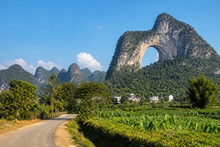 Yangshuo: Ruyi Peak, Silver Cave & Ten-Mile Gallery Tour E-Tickets with Driver Transfers