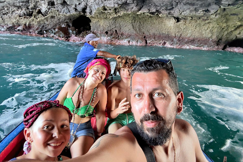 Santiago: Ribeira da Barca Sea Caves Boat Tour & Pickup