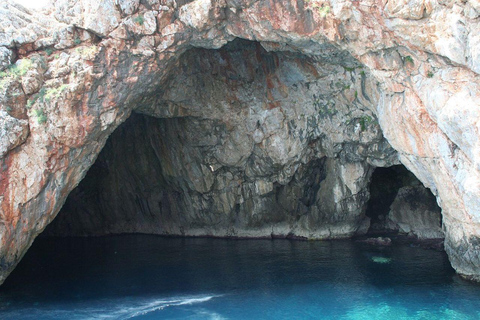 From Chania: Souda Bay Cruise to Marathi & Almyrida From Chania: Souda Bay Islet & Marathi Beach Relaxing Cruise