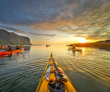 Eggum: Lofoten Islands Midnight Sun Kayak Tour