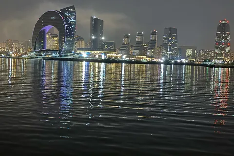 Baku: Caspian Sea Boat Tour with City Skyline Views