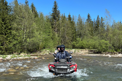 Desde Cracovia: Aventura todoterreno y relax en los baños termalesDesde Cracovia: Recorrido desde el punto de encuentro