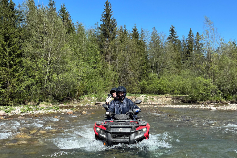 Desde Cracovia: Aventura todoterreno y relax en los baños termalesDesde Cracovia: Recorrido desde el punto de encuentro