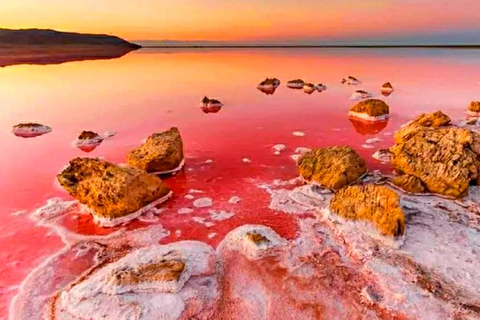 Baku: Sumgait City, Pink Lake & Vibrant Green Bazar Visit