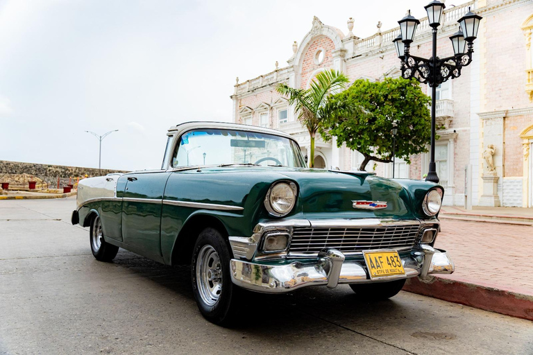 Take a ride in a vintage car and snap some photos in Cartagena de Indias Vintage car ride with a photo shoot