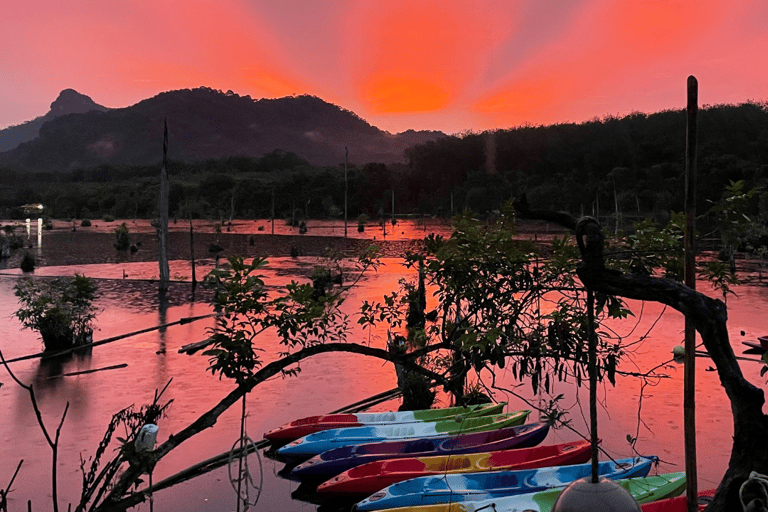 Krabi: Passeio de caiaque em South Kayak Klong RootMeio dia de caiaque em Klong Root e natação