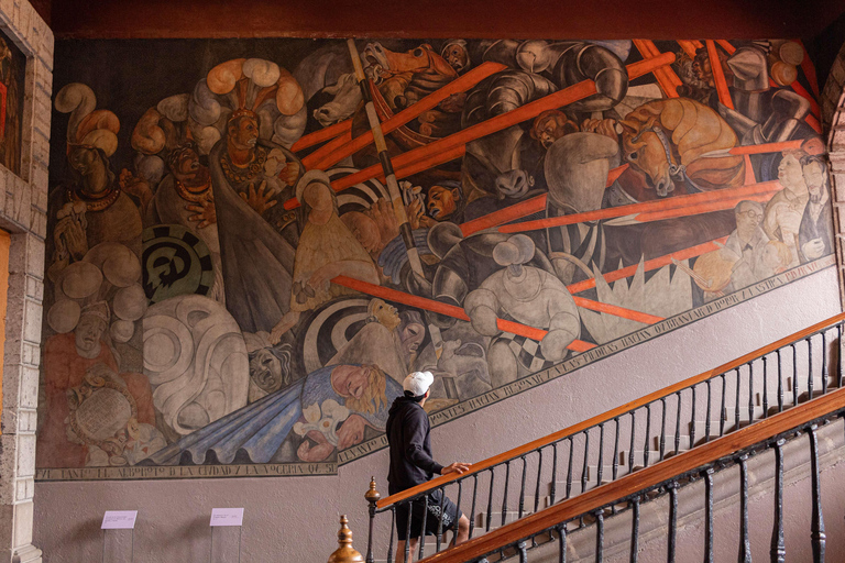 Meksykański mural z prawdziwym miłośnikiem sztuki