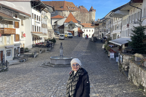 Vanuit Genève: Kasteel Gruyeres, kaas, chocolade &amp; Montreux