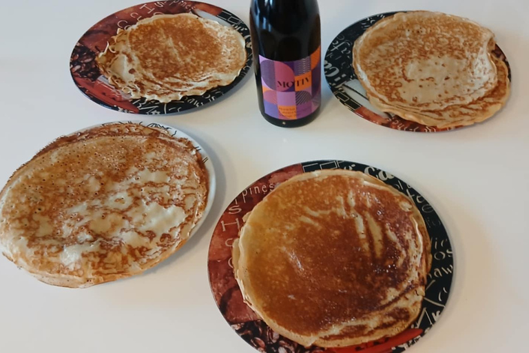 Cooking Class in Sofia: Sourdough Pancakes, Wine & Culture