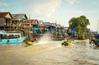 Von Siem Reap aus: Kampong Phluk Floating Village Tour mit dem Boot