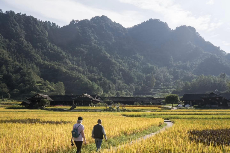 Zhangjiajie: Tujia Village & Sandstone Art Workshop Tour Guide for Chinese or English