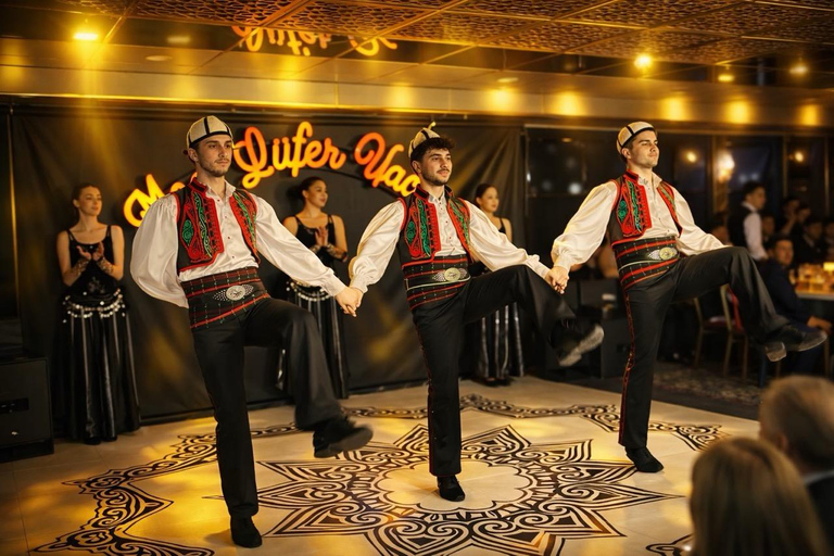 Istanbul: New Year's Eve Bosphorus Cruise w/ Dinner Option VIP Dinner Menu, Alcoholic Drinks, and Hotel Transfer