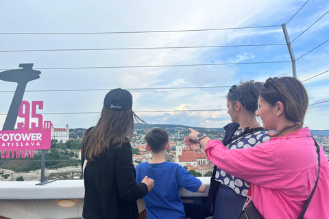 Bratislava: Old Town & UFO Bridge Evening Walking Tour
