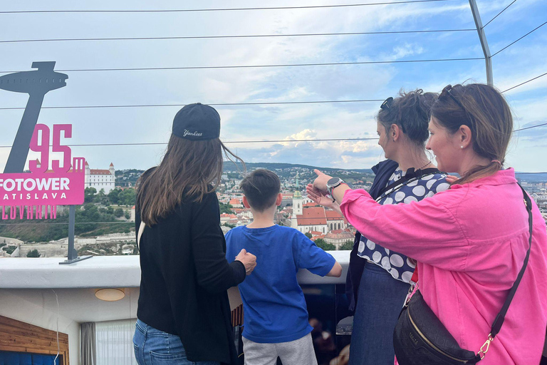 Bratislava: Old Town & UFO Bridge Evening Walking Tour
