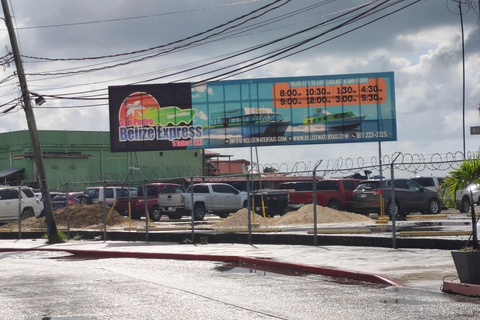 From Your Hotel in San Ignacio to Caye Caulker/Van + Ferry