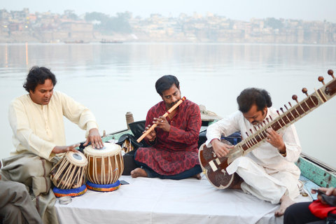 Varanasi: Exclusive Boat Ride with Live Classical Music