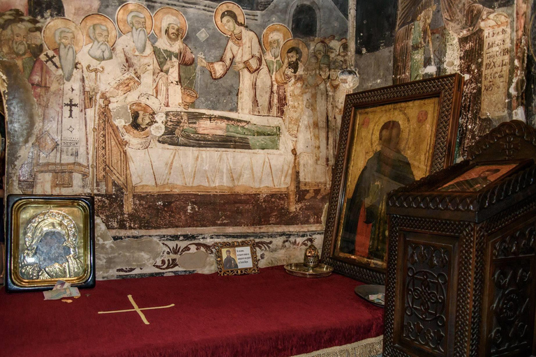 Desde Ohrid/Struga: Excursión en barco al Monasterio de San NaumEn monovolumen (grupos pequeños)