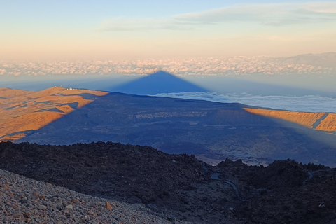 Hiking Summit of Teide by night for a sunrise and a Shadow Climbing Summit of Teide by night for a sunrise and a Shadow