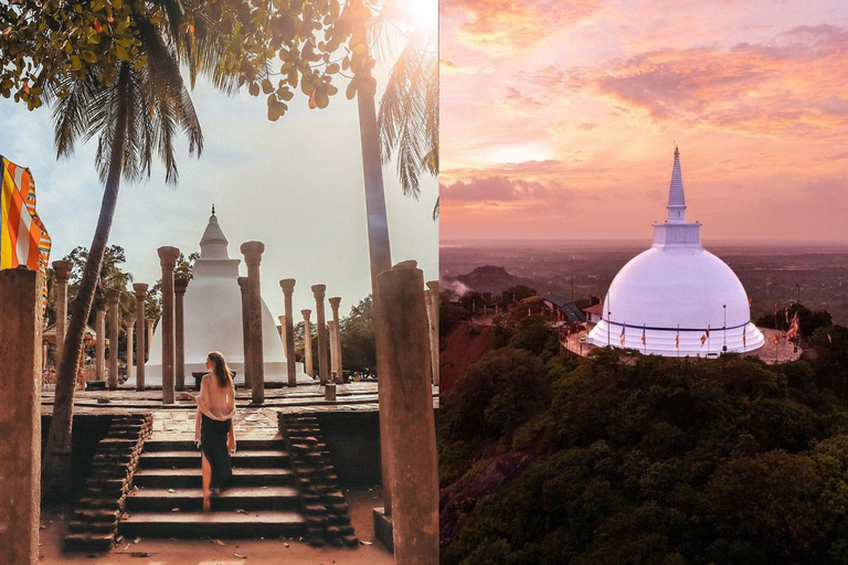 Anuradhapura: Kaludiya Pokuna, Mihintale Sunset Tuk-Tuk Tour