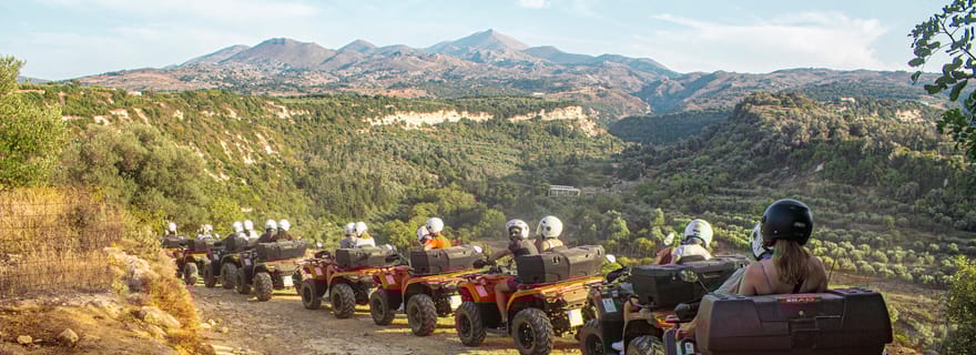 Bali Rethymno Panormo : demi-journée d'aventure en quad