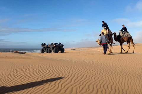 Agadir: Quad Bike and Camel Ride Desert & Beach Tour
