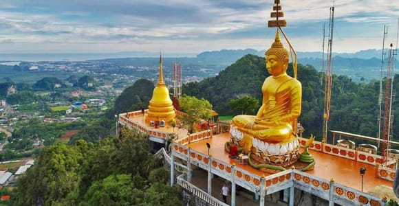 Krabi: Tiger Cave, Hot Springs and Emerald Pool Jungle Tour