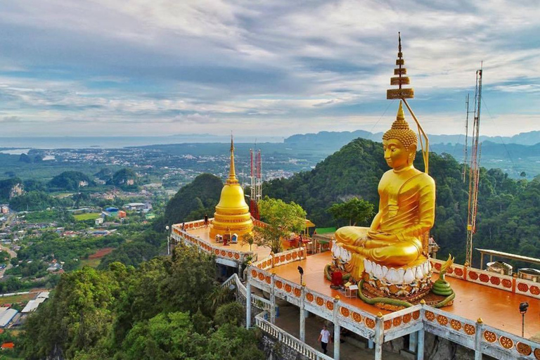 Krabi: Grotta della Tigre, sorgenti termali e tour della giungla della piscina di smeraldoKrabi: tour nella giungla della Grotta della Tigre, delle sorgenti termali e della Piscina