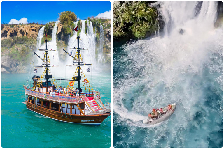 Antalya: Leisure Cruise with Drinks, Swimming & Cave Visit Leisure Cruise + Speedboat Into Caves