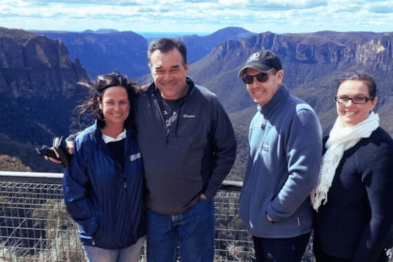 Excursão pela natureza e vida selvagem do mundo cênico de Blue Mountains