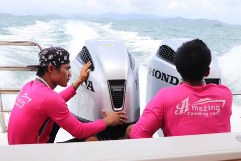 Phuket: Snorkling på Phi Phi &amp; Bamboo Islands med motorbåt