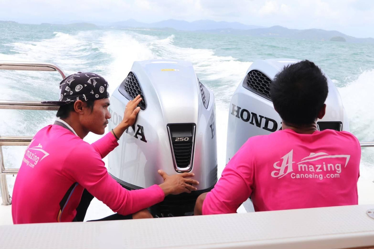 Phuket: Mergulho com snorkel nas ilhas Phi Phi e Bamboo em lancha rápida