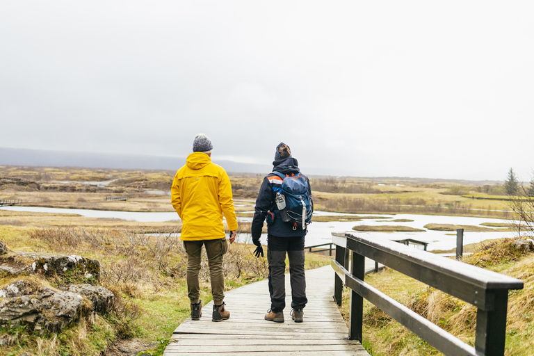 Från Reykjavik: Gyllene cirkeln &amp; Blå lagunen med dryck