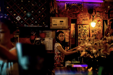 Guided pub crawl (bar tour) in Shanghai