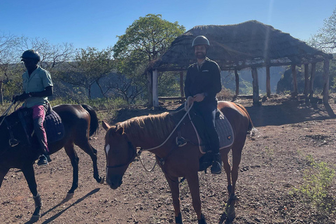 Victoria Falls: African Village Community Tour on Horseback