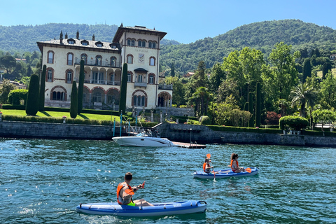 Bellagio Lago di Como: Noleggio kayakNoleggio di 1 ora di kayak doppio