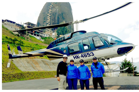 Guatape Private Tour (Helicopter + Boat ride + Guatape Rock) Guatape Full Tour (Helicopter + Boat ride)