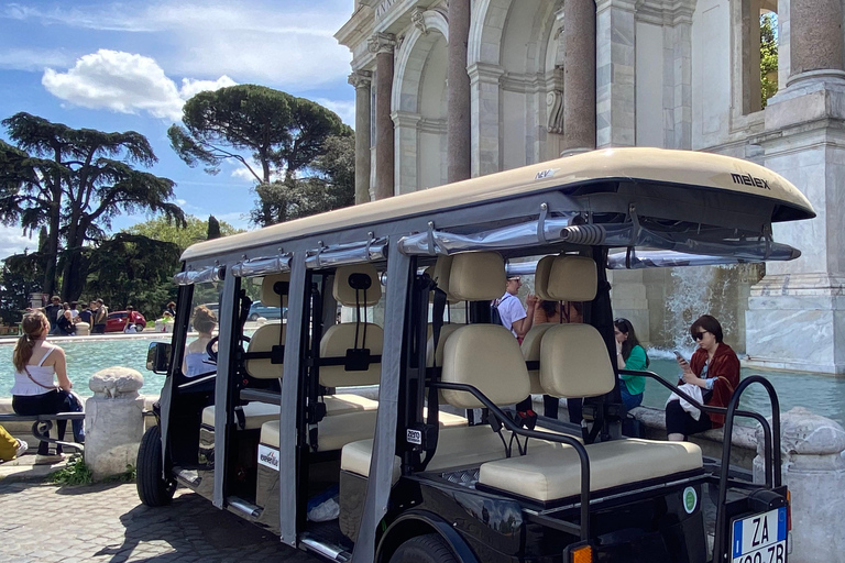 Rome Top Highlights Golf Cart Tour(Private option if chosen) Private
