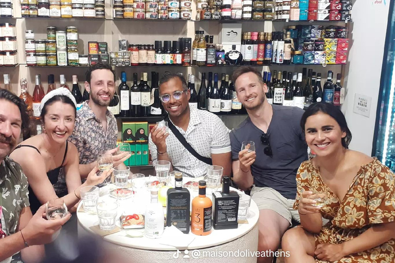 Olivenölverkostung in Athen